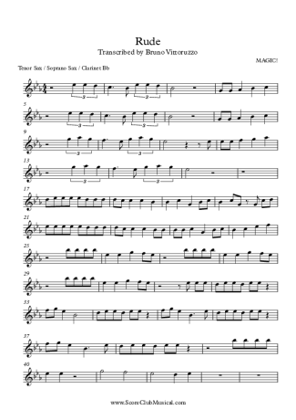 28751 Sheet music - Rude - Clarinet (Bb)