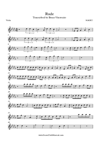 8024 Sheet music - Rude - Violin