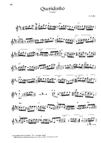 A. Reale  score for Violin