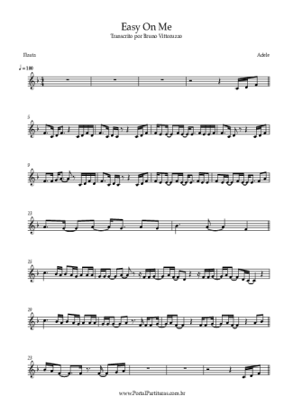 Adele  score for Flute