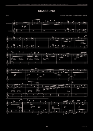 Afonso Machado Suassuna score for Mandolin