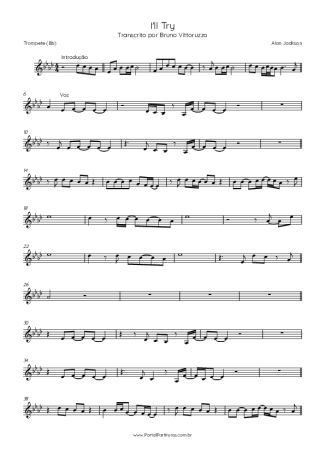 Alan Jackson I´ll Try score for Trumpet