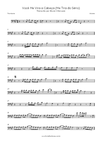 Alcione  score for Trombone