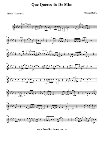 Altemar Dutra  score for Flute