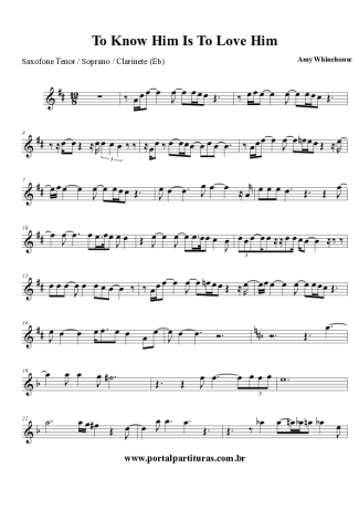 Amy Winehouse  score for Clarinet (Bb)