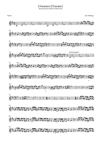 Ana Nóbrega  score for Flute