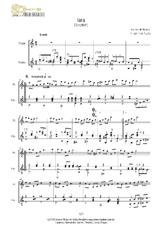 Anacleto de Medeiros  score for Flute