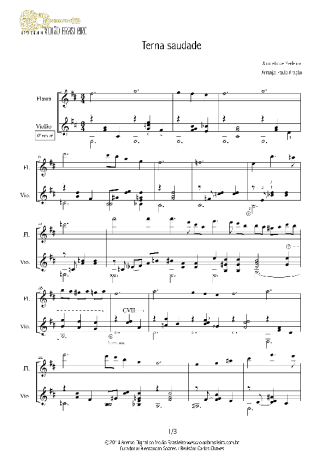 Anacleto de Medeiros Terna Saudade score for Acoustic Guitar