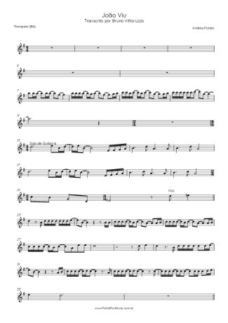 Andrea Fontes  score for Trumpet