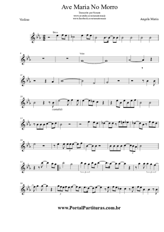 Angela Maria  score for Violin