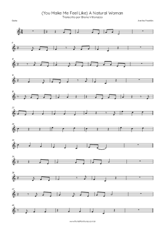 Aretha Franklin  score for Harmonica