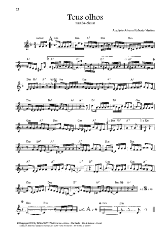 Ataulfo Alves  score for Violin