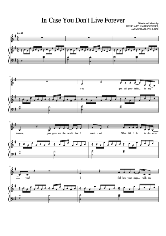 Ben Platt  score for Piano