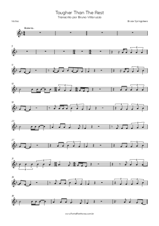 Bruce Springsteen  score for Violin