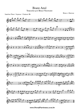 Bruno e Marrone  score for Clarinet (Bb)