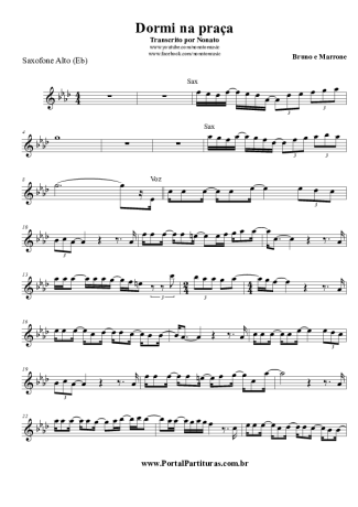 Bruno e Marrone  score for Alto Saxophone