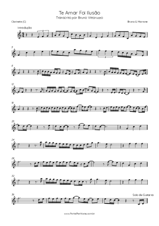 Bruno e Marrone  score for Clarinet (C)