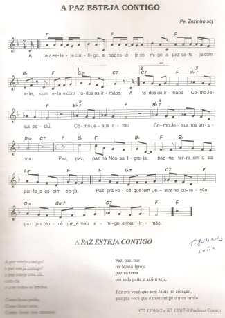 Catholic Church Music (Músicas Católicas)  score for Keyboard