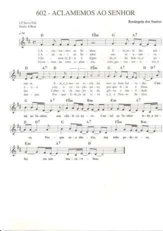 Catholic Church Music (Músicas Católicas)  score for Keyboard