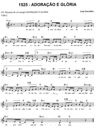 Catholic Church Music (Músicas Católicas)  score for Keyboard