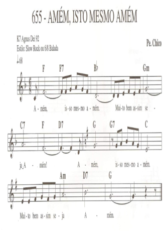 Catholic Church Music (Músicas Católicas)  score for Keyboard