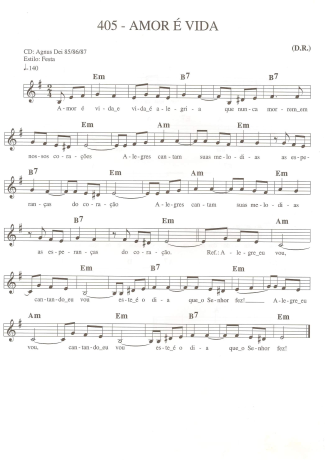 Catholic Church Music (Músicas Católicas)  score for Keyboard