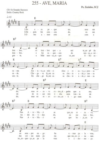 Catholic Church Music (Músicas Católicas)  score for Keyboard