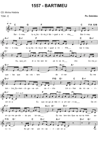 Catholic Church Music (Músicas Católicas)  score for Keyboard