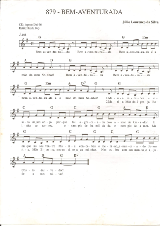 Catholic Church Music (Músicas Católicas)  score for Keyboard