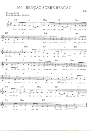 Catholic Church Music (Músicas Católicas)  score for Keyboard