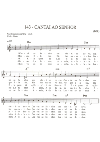 Catholic Church Music (Músicas Católicas)  score for Keyboard