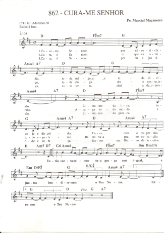 Catholic Church Music (Músicas Católicas)  score for Keyboard