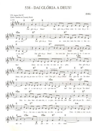 Catholic Church Music (Músicas Católicas)  score for Keyboard