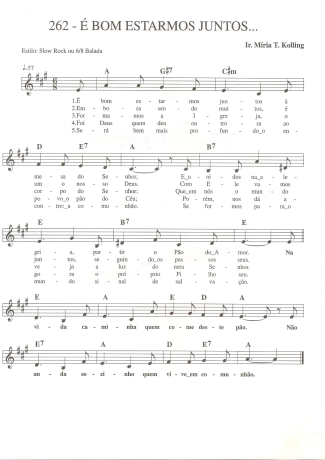 Catholic Church Music (Músicas Católicas)  score for Keyboard