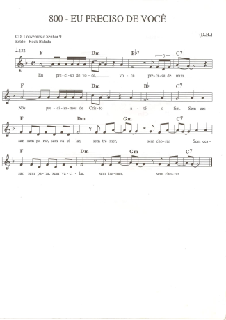 Catholic Church Music (Músicas Católicas)  score for Keyboard