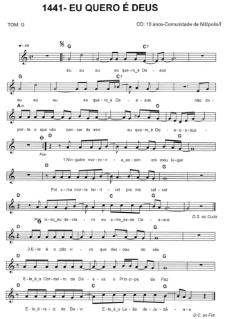 Catholic Church Music (Músicas Católicas)  score for Keyboard