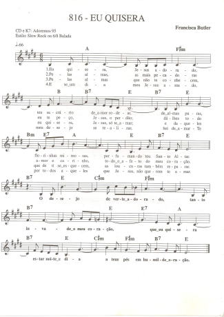 Catholic Church Music (Músicas Católicas)  score for Keyboard