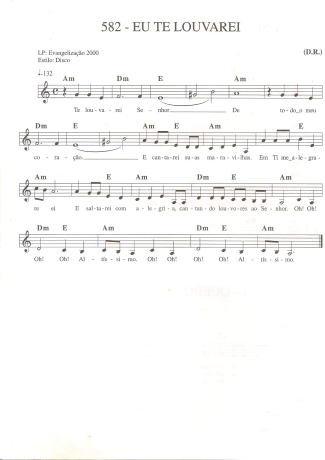 Catholic Church Music (Músicas Católicas)  score for Keyboard