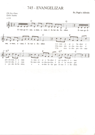 Catholic Church Music (Músicas Católicas)  score for Keyboard