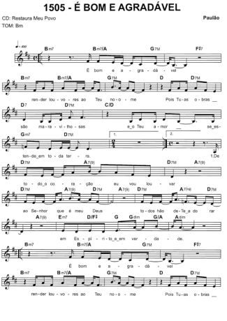 Catholic Church Music (Músicas Católicas)  score for Keyboard