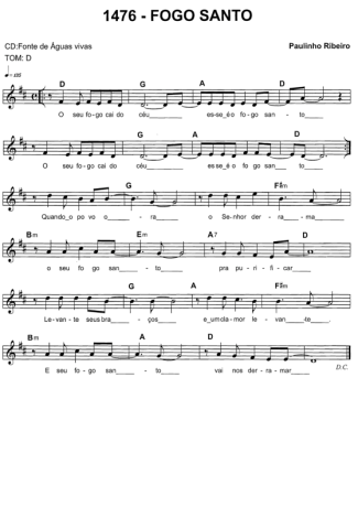 Catholic Church Music (Músicas Católicas)  score for Keyboard