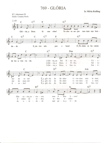 Catholic Church Music (Músicas Católicas)  score for Keyboard