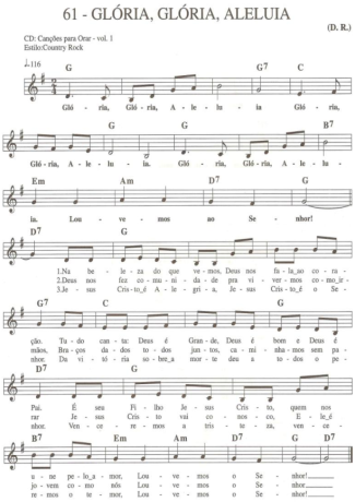 Catholic Church Music (Músicas Católicas)  score for Keyboard