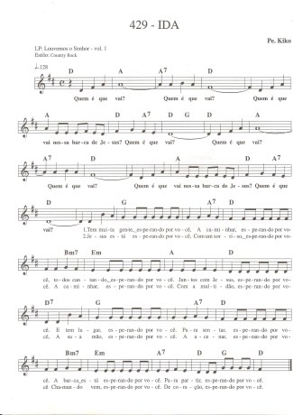 Catholic Church Music (Músicas Católicas)  score for Keyboard