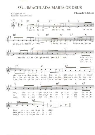 Catholic Church Music (Músicas Católicas)  score for Keyboard