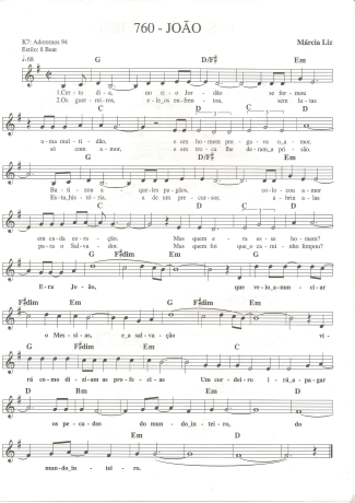 Catholic Church Music (Músicas Católicas)  score for Keyboard