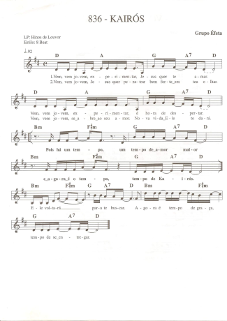 Catholic Church Music (Músicas Católicas)  score for Keyboard