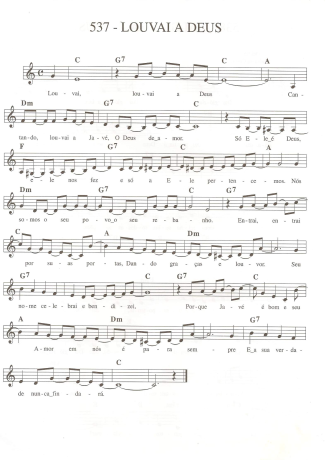 Catholic Church Music (Músicas Católicas)  score for Keyboard