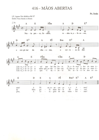 Catholic Church Music (Músicas Católicas)  score for Keyboard