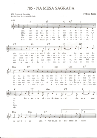 Catholic Church Music (Músicas Católicas)  score for Keyboard